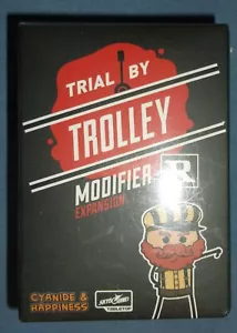 TRIAL BY TROLLEY MODIFIER EXPANSION R CARD GAME 2020 CYANIDE & HAPPINESS NEW - Picture 1 of 3
