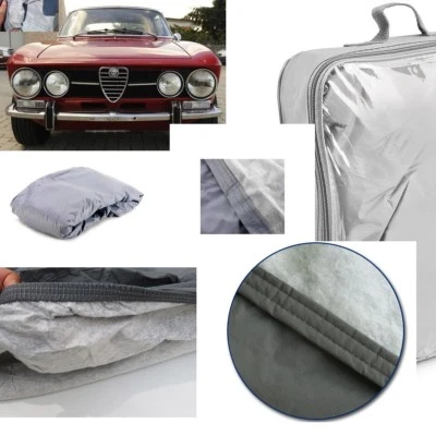 TELO COPRIAUTO TELATO FELPATO PER ALFA ROMEO 2000 GT ANNO 1975 IMPERMEABILE - Immagine 1 di 4