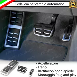 SET PEDALIERA COPRIPEDALI COPRI PEDALI PER CAMBIO AUTOMATICO AUDI Q5 8R - Foto 1 di 10