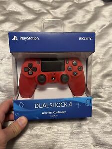 Sony DualShock 4 Wireless Controller for PlayStation 4 - Magma Red. Brand New