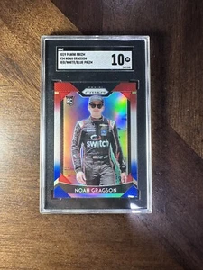 2019 Noah Gragson RC SGC 10 - RARE  Red, White, Blue Rookie - Picture 1 of 2