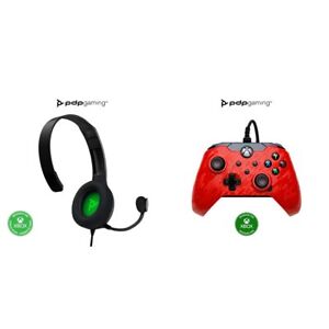 PDP LVL30 Chat Headset for XBO Black + PDP Controller Wired (Microsoft Xbox One)