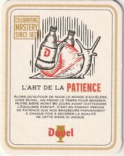 BEER MAT - DUVEL BREWERY (BREENDONK, BELGIUM) - L'ART DE LA PATIENCE