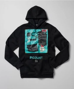 Retro Art Classic Exclusive Retro Art Basquiat Equals Pi Hoodie Black Large - Picture 1 of 3