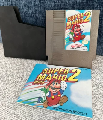 Super Mario Bros. 2 - with Manual (Nes, Nintendo Entertainment System) Tested! - Image 1 of 4