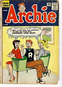 Archie Comics # 126 (3.0) GD/VG, 1962. - Picture 1 of 3