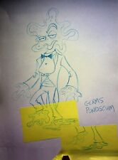Beetlejuice 1989 Production Chris LaBonte  Hand Drawn Character Model Layout Art