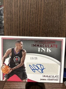 Autografo 21-22 Immaculate Ink Jamaal Crawford Los Angeles Clippers / 25 - Foto 1 di 2
