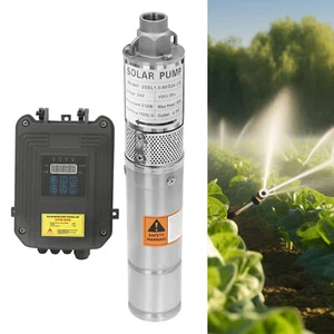 Kit regolatore pompa acqua solare DC pozzo foro profondo 24V 210W pompa sommersa MPPT - Foto 1 di 12