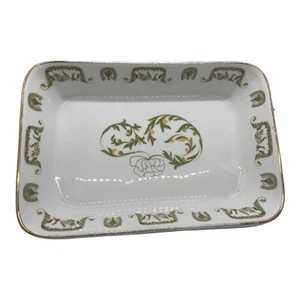 FRENCH MADE LOURIOUX "LE FAUNE" FIREPROOF PORCELAIN BAKING DISH - Picture 1 of 9