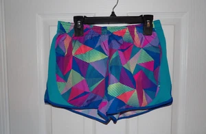 Pantalones Cortos Xersion Verde Azulado Púrpura Niña Quick-Dri Poliéster Forrados Talla XL 16 - Imagen 1 de 2