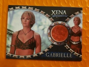 Xena Dangerous Liaisons Renee O'Connor as Gabrielle Costume Card C10