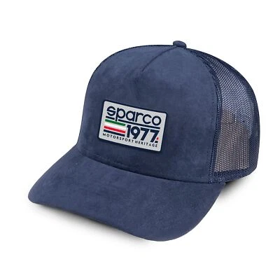 Gorra Sparco Racing TRUCKER algodón gamuza 1977 Motorsport Heritage Design OSFM Foto 1 de 4