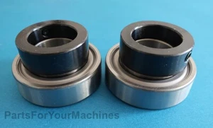 (2) CSA205-16, RA100RR 1" ID BEARINGS W/ COLLAR FOR CUB CADET 100, 102, 122, 123 - Picture 1 of 2