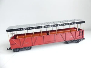 31260 / ECHELLE G LGB WAGON TYPE TOMBEREAU COUVERT A BOGIES AMERICAIN US - Photo 1/7