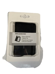 Moleskine Classic Black Luggage Tag New in Package - Picture 1 of 2