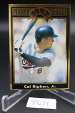 Cal Ripken Jr 1992 Cartwrights Players Choice Gold Orioles Baseball Card #20 HOF