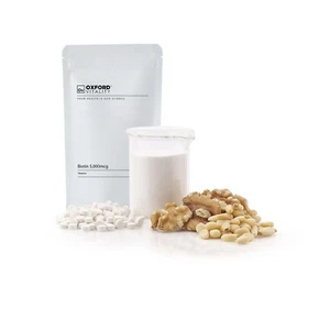 Biotin 5000mcg Tabletten, hohe Stärke, Haare, Haut & Stoffwechsel, Oxford Vitality