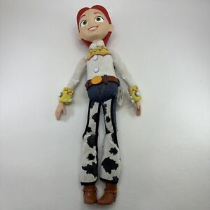 Disney Pixar Toy Story Pull String Jessie Talking Doll 14” Thinkway No Hat Works