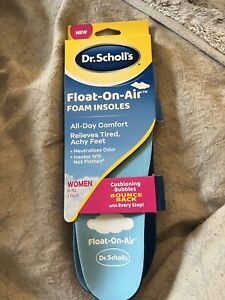 Dr Scholls float on air - foam insoles - Women 6-10 - 1 pair