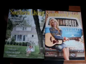 Southern Living Magazine Jan/Feb 2025, Dolly Parton + June/July 2024 - Imagen 1 de 3