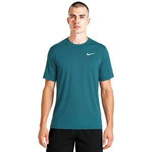 Neu mit Etikett $ 46 Nike Swim Dri-Fit türkisfarbenes kurzärmliges Herrenhemd UPF 40+ NESSA586-448 M - Bild 1 von 3