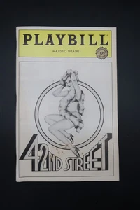 42ND STREET Majestic Theatre Broadway PLAYBILL Jerry Orbach Anne Rogers 1984 - Picture 1 of 22