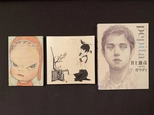 Yoshitomo Nara Yusuke Nakamura Takehiko Inoue Art Book Set w/DVD PC - Picture 1 of 5
