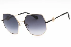 MARC JACOBS MARC 730/S RHL 9O Sunglasses Gold Black Frame Gray Lenses 59mm - Picture 1 of 4