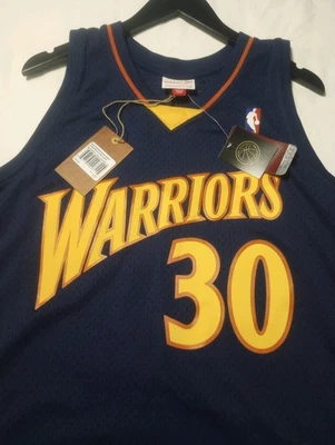 Camiseta NBA HWC Swingman Road Golden State 09 Steph Curry Mitchell & Ness NUEVA CON ETIQUETAS XXL Foto 1 de 4