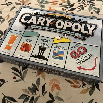 Cary Opoly Board Game Monopoly , Mint Condition - Image 1 of 4