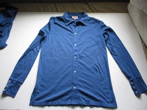 NEU GOLDIE LEWINTER ORGANIC BLAU LANGARM CLEAN SHIRT GR. XS - Bild 1 von 4