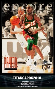 Gary Payton 1995-96 Fleer Ultra Encore Seattle SuperSonics #329 - Picture 1 of 2