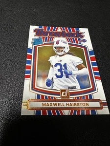 Maxwell Hairston 2025 Panini Donruss NFL Throwback Rated Rookie RC CASI NUEVO+ Bills - Imagen 1 de 3