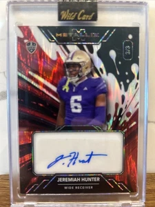 2025 Wildcard Jeremiah Hunter #WMPA-JH /3 Rookie Auto - Picture 1 of 2