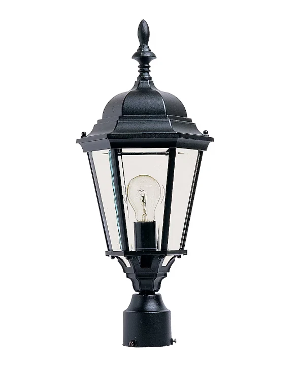Maxim Lighting 1005BK Westlake Cast 1 Light Outdoor Post Mount Black