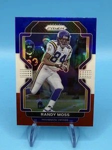 Randy Moss 2021 Panini Prizm Red White Blue Football Card #133 - Bild 1 von 2