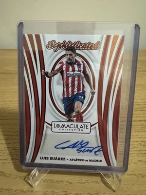 Panini Immaculate Luis Suarez /49 Auto - Image 1 of 2