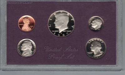1987 Birth Year Coin Set (5) Choice Uncirulated Proof Coins - Image 1 of 2