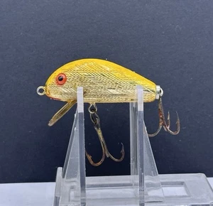 Vintage Rebel Angelköder Schwimmer gelb silber - Bild 1 von 12