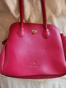 Nanello Umhängetasche Hot Pink Gebraucht. Leder. Made In Italy sehr schön - Bild 1 von 24