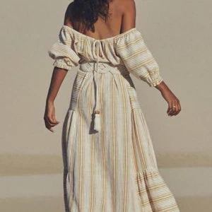 Spell & The Gypsy Lady Palm Gown Midi Dress BNWT AU 12 US 8 White Toffee Boho - Picture 1 of 16