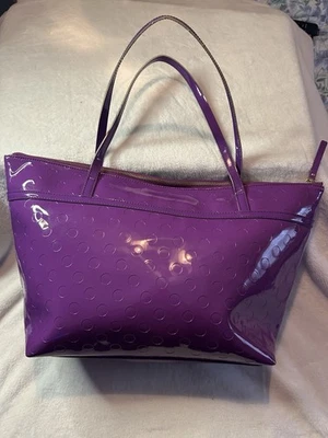 Kate Spade Purple Patent Leather Tote Bag - Image 1 of 4