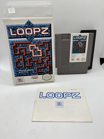 Loopz NES (Nintendo Entertainment System, 1990) Complete CIB Nice!