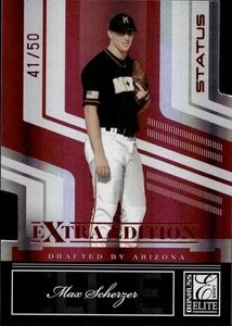 2007 Max Scherzer Donruss Elite Extra Edition STATUS RED ROOKIE Rc 41/50 #33  - Picture 1 of 2
