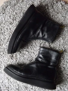 MJUS;STIEFELETTE;ANKLE BOOTS; ECHTLEDER;SCHWARZ;PLATEAU;GR40;TOLL!!! - Bild 1 von 12