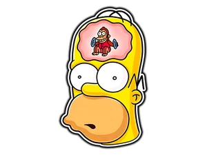 Monkey Brain Homer Springfield Family Sticker Waterproof Vinyl Decal Die-Cut Car - Picture 1 of 1
