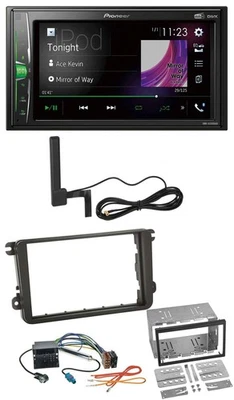 Pioneer MP3 DAB AUX 2DIN Bluetooth Autoradio für VW Caddy Golf 5 6 Jetta ab 2003 - Bild 1 von 4