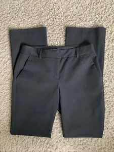 Express Columnist Barely Boot Größe 6R schwarze Anzughose mit flacher Vorderseite  - Bild 1 von 4