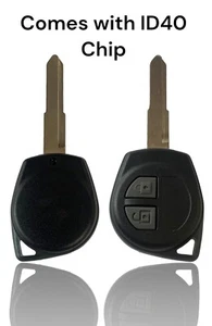 Genuine Refurbished Suzuki 2 Button Remote With Case ID40 433MHz For Suzuki SX4 - Picture 1 of 1